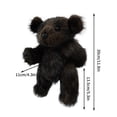 thumbnail image 3 of Saving Sale! Cameland Simulation Model Simulation Little Black Bear Model Plush Toys, 3 of 8