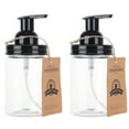 thumbnail image 5 of Jarmazing Products Mason Jar Foaming Soap Dispenser - Black - With 16 Ounce Plastic Mason Jar - Two Pack!, 5 of 5