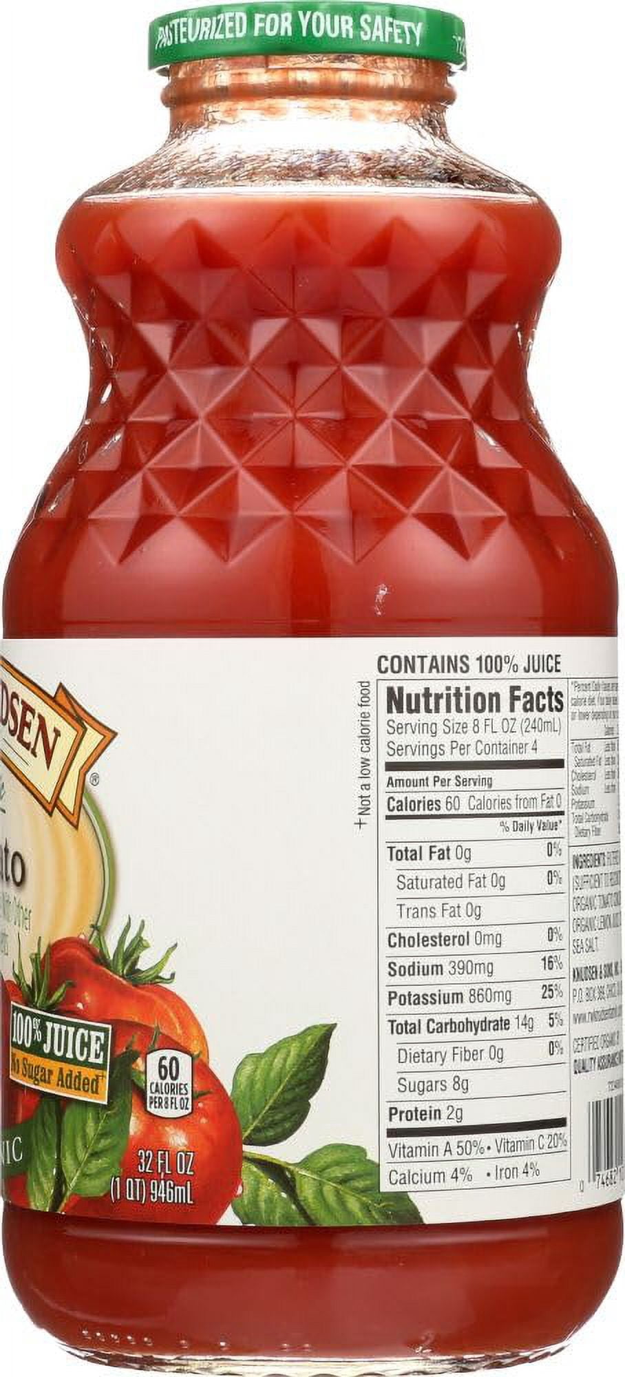 Organic Tomato Juice, 32 Ounce - 6 per case.