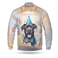 thumbnail image 2 of Watercolor Cane Corso Happy Birthday Celebration Balloons Gift Party All Over Print 3D Baseball Jacket Italian Mastiff Dog Lover Gifts Idea Bomber Jacket Softball - 00028, 2 of 6