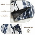thumbnail image 6 of Navy Blue Boho 2'x6' Runner Rugs for Hallway Kitchen Bedside Non Slip Washable, Vintage Abstract Art Ethnic Tribe Entryway Rug Runners with Rubber Backing, Long Carpet Runner for Laundry Room, 6 of 8