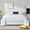 White, variant on Sleep Zone King Size Comforter Duvet Insert, Down Alternative Reversible Comforter, Lightweight, Soft and Breathable Bedding All Season, White
