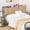 oak, variant on SEPTBOT Queen Size Fluted Headboard with Outlets Storage, Height Adjustable, Oak