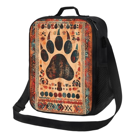 Dog Lunch Bag Reusable Lunch Box Insulated Tote Bag with Adjustable Shoulder Strap