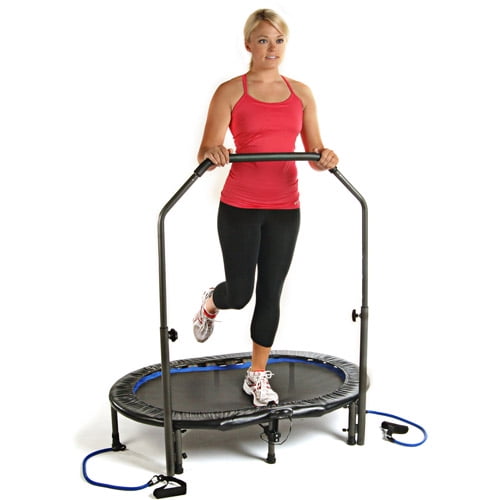 Oval Jogger Trampoline Stamina InTone Mini Rebounder Handlebar Monitor