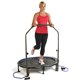 Stamina In Tone Oval Trampoline with Handlebar, 55" Diameter, Black - image 7 of 8