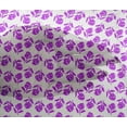 thumbnail image 4 of oneOone Viscose Chiffon Purple Fabric Florals Quilting Supplies Print Sewing Fabric By The Yard 42 Inch Wide, 4 of 4