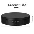 thumbnail image 2 of 145mm Electric Rotating Display Stand Mirror 360 Degree Turntable Jewelry Holder Battery For Photography Video Shooting Props ,Quiet and Smooth, 2 of 7