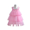 thumbnail image 6 of Toddler Girls Dresses Girls Formal Dresses Pink Dress for Girls Flower Dress for Girls Children's Day Outfit 3-4 Years, 6 of 6