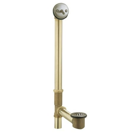 Overflow Trip Lever Drain - Moen 90480BN Whirlpool Tub Waste Drain Assembly with Trip Lever