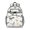 Grey-57, variant on Abstract Tribal Pattern Students Backpack Boho Geometric Floral Book Bag, Lightweight with Chest Strap for s