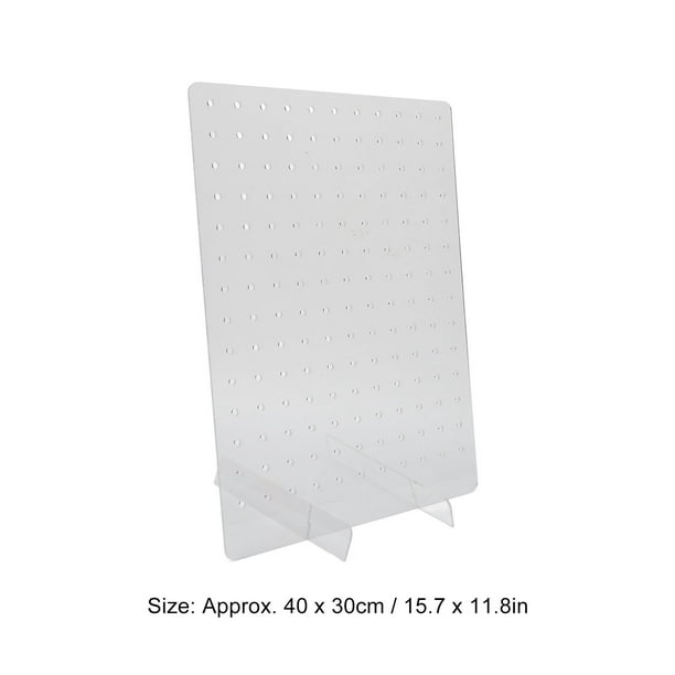 Lot De 6 Supports D'affichage En Acrylique Transparent - Présentoirs Pour Bijoux, Figurines, Cupcakes - 3 Tailles (carrés)