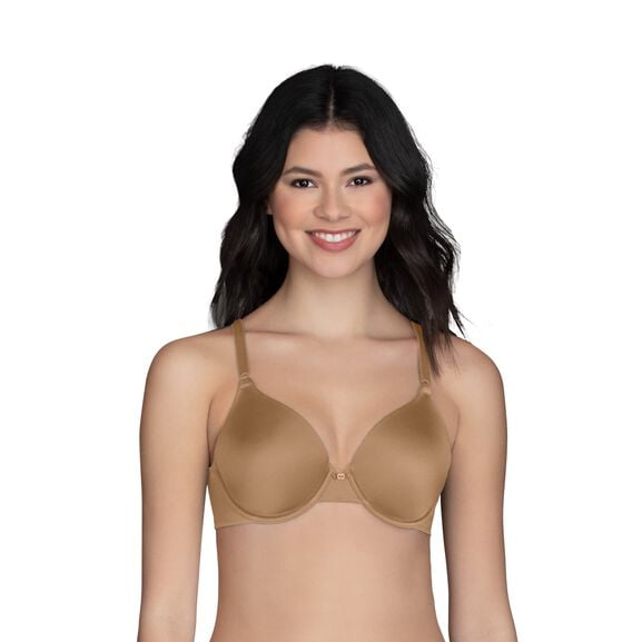Vanity Fair Womens Beauty Back Full Coverage Underwire Bra, 36D, Totally Tan