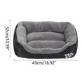 thumbnail image 3 of YUTK indestructible Dog Bed, Pet Winter Warm Pet Bed Pet Supplies and Dog Sleeping Bed Purple S, 3 of 9