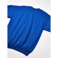 thumbnail image 3 of Hanes Ultimate Coton Chandail Molletonné à Col Rond pour Adulte, 3TG, Bleu Royal Foncé, 3 of 7