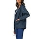 thumbnail image 4 of Inspire Chic Chaquetas de Lluvia para Mujeres Impermeables con Capucha, Livianas, Chaquetas de Lluvia, Abrigo Cortaviento con Bolsillos para Actividades al Aire Libre, Azul Marino, 4 of 6