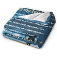 thumbnail image 6 of Gifts to My Dad Blanket from Daughter Grateful Father's Day Birthdays Gift Ultra-Soft Micro Fleece Throw Blankets for Home Bed Sofa Travel Warm Fuzzy Flannel Lightweight Idea, 6 of 6