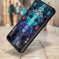 thumbnail image 2 of DALUX Ultra Slim PC-TPU Phone Case Compatible with T-Mobile REVVL 4 Plus / REVVL 4+ (2020) - Teal Demon, 2 of 3