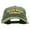 Olive, variant on Iraq War Veteran Embroidered Washed Cotton Brass Buckle Cap - Olive OSFM