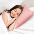 thumbnail image 2 of Almohada Babebay Soft Kid para niños de 2 a 5 años con funda de almohada rosa, 2 of 6