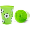 thumbnail image 3 of 16 Pack Plastic Soccer Cups for Kids, Sports Party Favors for Birthday Party Supplies (16 oz), 3 of 7