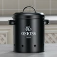 thumbnail image 6 of Metal Food Storage Container Kitchen Pantry Organizer Decorative Farmhouse Canister for Vegetables Dry, 6 of 7