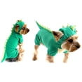 thumbnail image 2 of Disfraz de dinosaurio para perros, ropa verde para mascotas, para perros medianos y grandes, disfraz de dinosaurio de Halloween para perros (1 unidad, L), 2 of 4