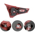 thumbnail image 5 of labwork Passenger Side Inner Tail Light Replacement for 2013-2015 Toyota RAV4 Rear Tail Light Brake Lamp Assembly RH Right Side 815800R010 TO2803126, 5 of 6