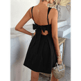 thumbnail image 5 of Women'S Casual Square Neck Sleeveless Tank Top Flare Mini Dress A Line Party Club Dresses Black S, 5 of 9