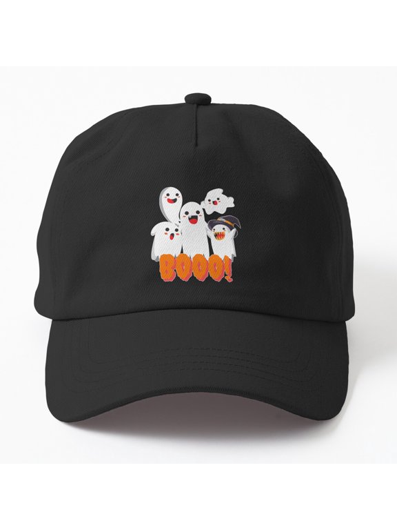 Simple Ghost Pattern Baseball Cap, Classic Hat Design