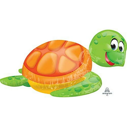 Smiling Sea Turtle 31" Mylar Balloon