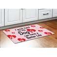 thumbnail image 4 of ThisWear Dog Lover Gifts for Men I Work Hard So My Dog Can Have A Better Life Heart 2 Pack Outdoor Doormats Heart, 4 of 4