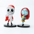 thumbnail image 2 of Baweave 10Pcs/Set  Jack Skellington Sally PVC Action Figure Mini Model Toys Kids Gifts, 2 of 6