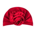 thumbnail image 2 of Tittly Bandanas for Women Head Scarf New Hats Fashion Headwear Flower Decorative Headband Hat Elastic Headband Hat Female Bandana Turbans for Women Red One Size, 2 of 3