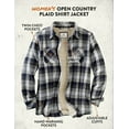 thumbnail image 3 of Legendary Whitetails Women's Open Country Sherpa Lined Flannel Shirt Jacket, 3 of 4