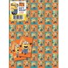 Despicable Me Gift Wrap Paper with Tag