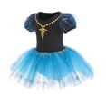thumbnail image 2 of HWJAD Ballet Leotards for Girls 3-9Y Toddler Girls Dance Leotards with Tutu Skirt Performance Ballerina Outfit, 2 of 9