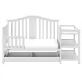 Graco Solano 4in1 Convertible Crib and Changer with Drawer, White