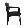 thumbnail image 4 of Lenox Steel Reception Oversize Guest Chair / Black Steel / Dark Gray / Black, 4 of 5