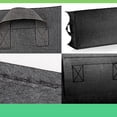 thumbnail image 4 of Bolsa de cultivo Cama de jardín Jardinera de verduras al aire libre Tela no tejida Mango de plántula Recipiente de plantación rectangular kenally HA3746-04B, 4 of 6