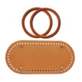 thumbnail image 2 of 2 Uds Bolsas de Material Cuero PU Zulema Manualidades Amarillo, 2 of 8