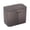 Black, variant on Naierhg Cotton Pads Organizer Multi-purpose Dust-proof Transparent Visible Desk Independent Double-Compartment Storage Box for Bathroom