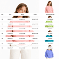 thumbnail image 3 of HIPYLO Kids Long Sleeve Crew Neck Sweatshirt Top Casual Loose Fit for Baby Toddler Girls Teen Tween, 3 of 3