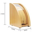 thumbnail image 2 of Coffee Filter Paper Holder Wooden Storage Rack Coffee Accessories Cone Coffee Filter Container Dust-proof Filter Box, 2 of 6
