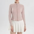 thumbnail image 2 of EDFBUYKRS Women's Long Sleeve Tunic Tops Casual Tshirts Loose Crewneck Buttons Side Pullover Sweaters Fall Comfy Split L, 2 of 6