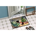thumbnail image 5 of Carolines Treasures DAC2739MAT 0.15 x 18 x 27 in. Schipperke Cozy Christmas Doormat, 5 of 6