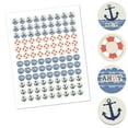 thumbnail image 2 of Big Dot of Happiness Ahoy - Nautical - Baby Shower or Birthday Party Round Candy Sticker Favors - Labels Fits Chocolate Candy (1 sheet of 108), 2 of 6