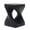 Black, variant on GZXS Twist-Design End Table in Natural Wood Grain Texture, 11.75"L x 11.75"W x 16"H