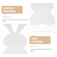 thumbnail image 4 of 2pcs Mirror Easter Decals Window Stickers Bunny Pattern Design Wall Stickers, 4 of 7