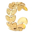 thumbnail image 1 of Fiudx Joyería de Hoja de Oreja de Trigo, Accesorio de Compromiso Minimalista, Diseño Ajustable, Regalo Único para Ella, Aniversario de Bodas o San Valentín, Un Gesto Considerado para Mujeres., 1 of 4